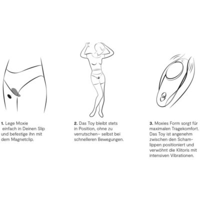 We-vibe - vibrador clitórico moxie + preto - image 4