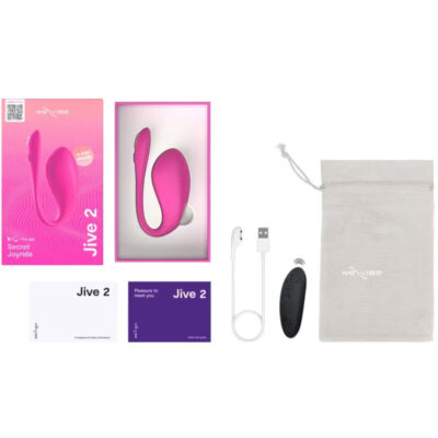 We-vibe - jive 2 vibrador de ovo vestível rosa elétrico - image 14