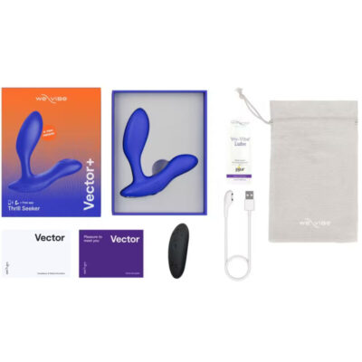 We-vibe - vector+ massageador de próstata com dupla estimulação azul royal - image 13