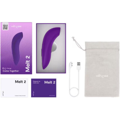We-vibe - melt 2 estimulador clitoriano de pulsação de ar roxo - image 15