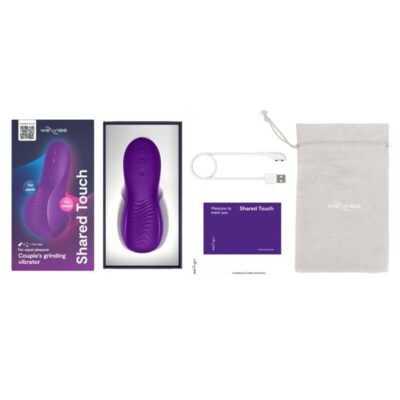 We-vibe - shared touch vibrador duplo para casais roxo - image 12