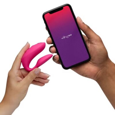 We-vibe - chorus pro premium vibrador para casais rosa elétrico - image 7